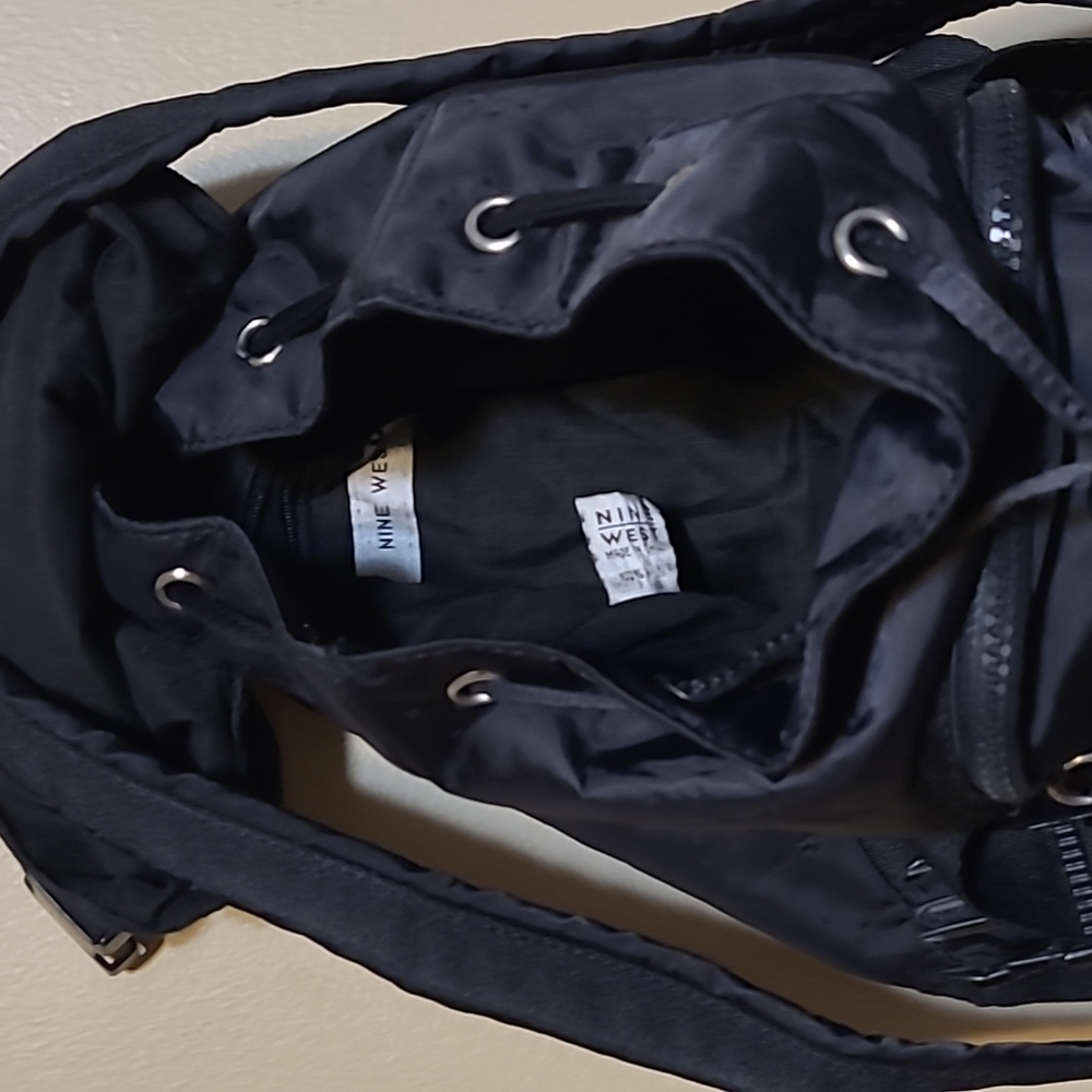 Nine West Black Backpack - Picture 3 of 4